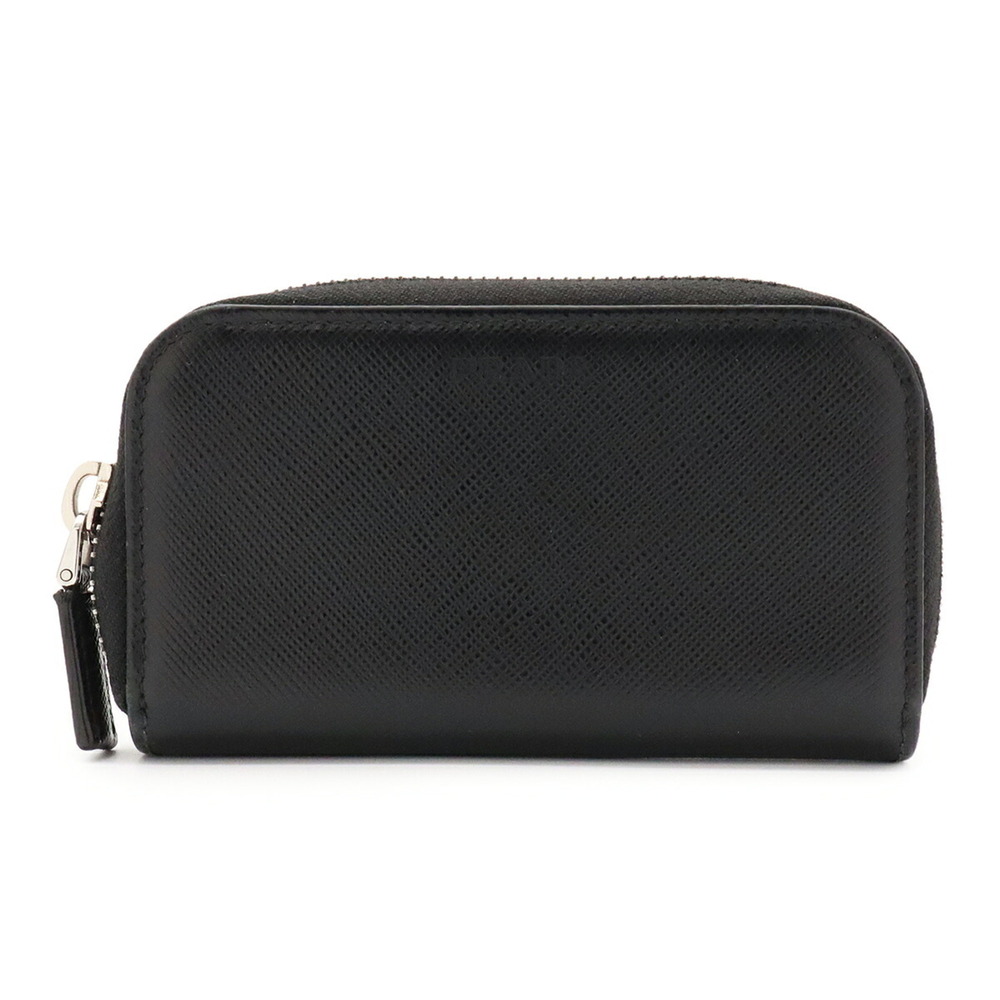 PRADA Saffiano Leather Key Case, 6-ring, Round, Black (NERO), Purchased from ...